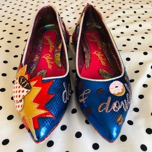 Irregular choice donut flats